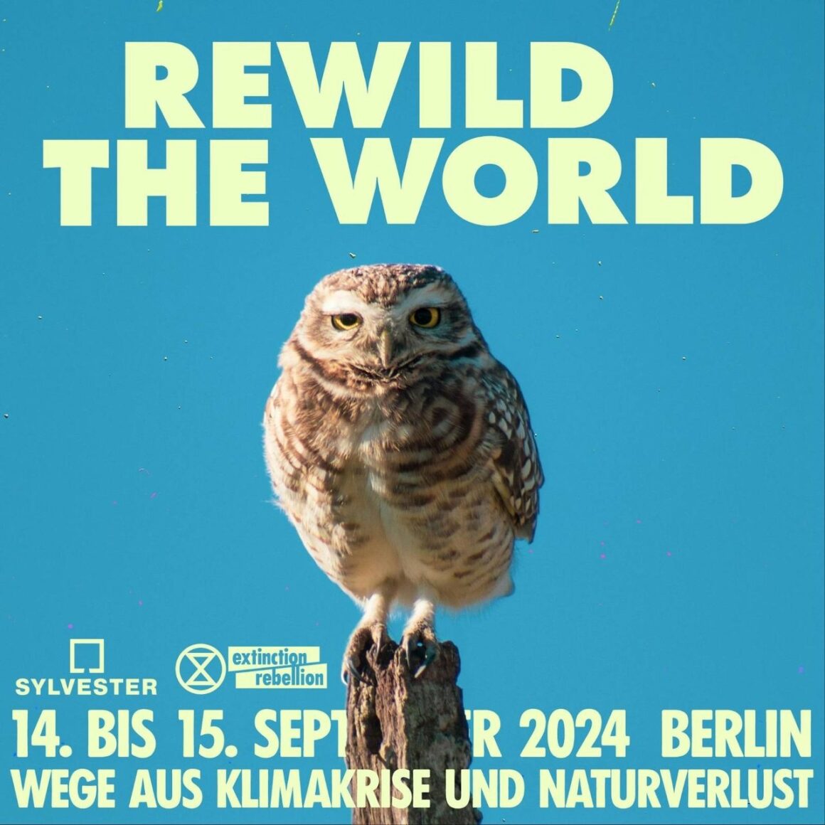 REWILD THE WORLD! Wege aus Klimakrise und Naturverlust 14.- 15. September 2024, Moos Space, Berlin